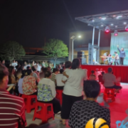 黄金园街道黄金园村：文化惠民唱响幸福声 平安宣传送到群众心