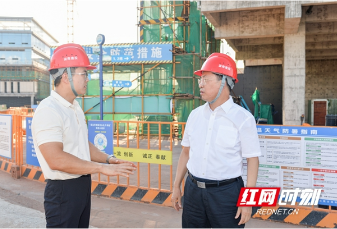 谭勇调研湘江科学城建设情况