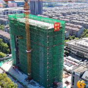 麓谷医院医疗服务能力提升项目主体结构封顶 预计明年4月全面竣工