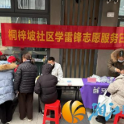 桐梓坡社区：志愿服务暖民心 义诊宣讲护平安