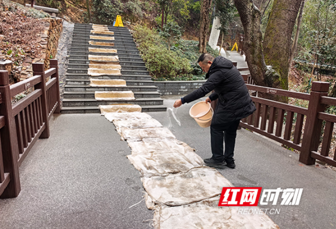 雨雪冰冻天气来袭，麓山景区这样应对