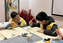 笔墨童行 趣写成长 洋湖街道白鹭府社区开展青少儿书法公益课