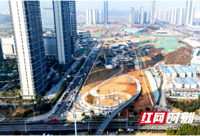 梅溪湖中轴线东段正式开放