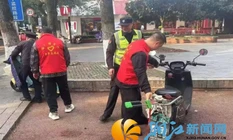 志愿绘景展风华 桔洲新春焕新颜