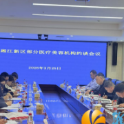 严管备案 强化督查 湘江新区召开部分医疗美容机构约谈会议