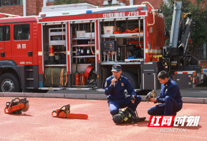 消防宣传进校园 安全护航助成长