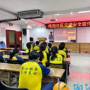梅园社区开展交通安全及民法典宣传活动