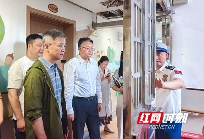 邹特督导养老机构消防安全隐患查整工作