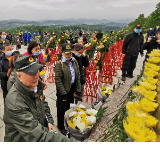 湖南双峰举行青树坪战役烈士纪念碑落成暨公祭仪式