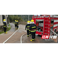 吉首太平镇：专常兼备建队伍消防演练补短板