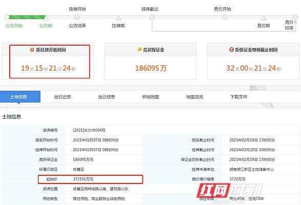 37.2亿！长沙河西桐梓坡“王炸”地块挂网 竞买人门槛高