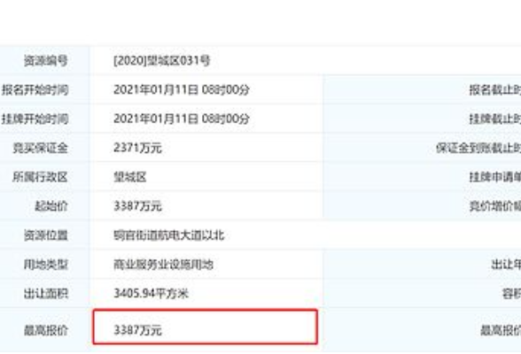 长沙望城区一宗加油加气站用地3387万底价出让