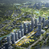梅溪湖“超级中轴”首个双地铁TOD综合体亮相