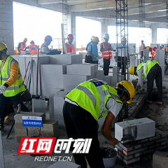 长沙市开展2023年“质量月”砌筑技能比武大赛