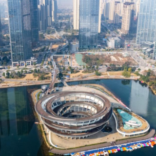 梅溪湖中轴线东段正式开放