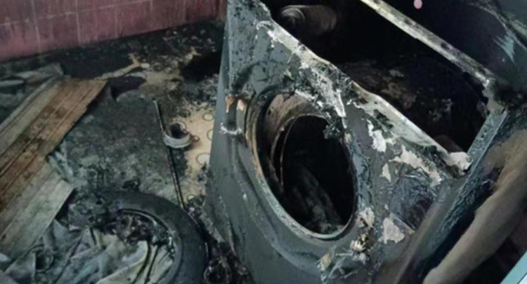 网购洗衣机自燃后烧了房只赔1台新机？