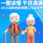  干货满满，一图看懂2023湖南老龄健康工作怎么干 