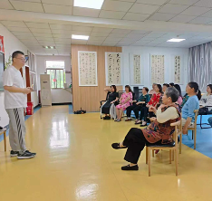 中华优秀传统文化进基层——长沙市开福区左岸社区第二堂中医养生按导公益课暖心开讲