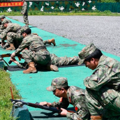 郴州市北湖区组织民兵开展防汛抗洪与射击演练