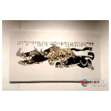 湘乡画家左都建的作品《“三牛”精神》入省展（图）