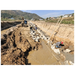 韶河韶山市治理工程建设如火如荼