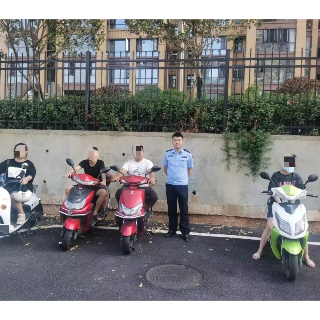 百日行动丨莲乡公安破案追赃 5台电动车返还车主