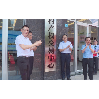 湘潭县农村产权交易中心揭牌成立