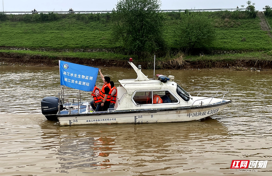 湖南农大在湘江湘潭段开展科研特许捕捞