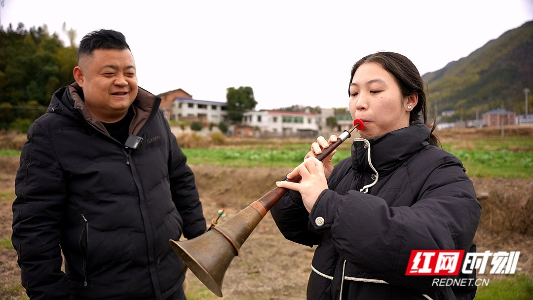 新春走基层·年味非遗丨山水田园间 青山唢呐起