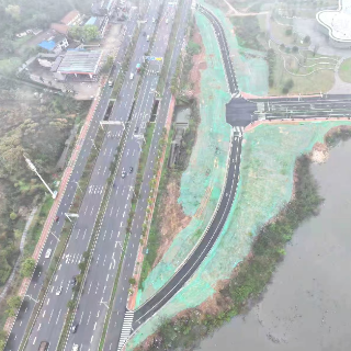 昭信路芙蓉大道连接线提质通车 旅发大会迎宾通道全面贯通