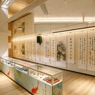 潭韵入墨绘莲城文脉 观湘门乐之书店本土名家作品展启幕