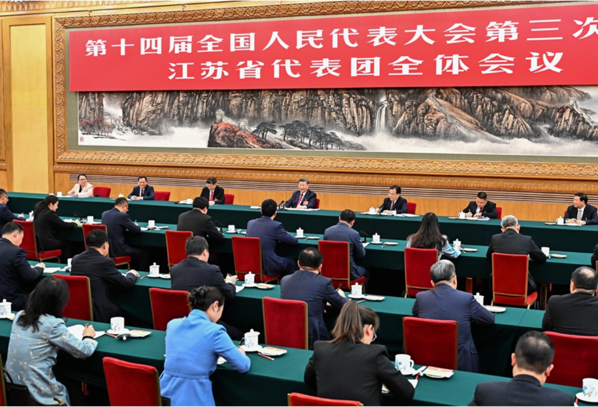 习近平在参加江苏代表团审议时强调 经济大省要挑大梁为全国发展大局作贡献