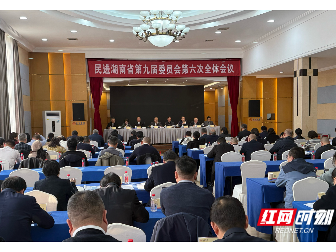 民进湖南省委会九届六次全会在长沙召开 潘碧灵出席