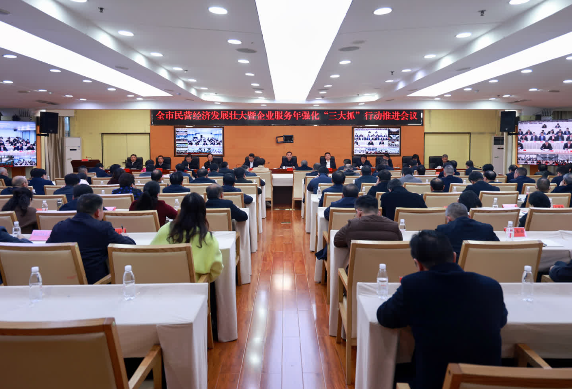 永州市民营经济发展壮大暨企业服务年强化“三大抓”行动推进会召开