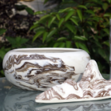 怀化云端年货展｜鹤城区绞胎瓷：自然天成，表里如一