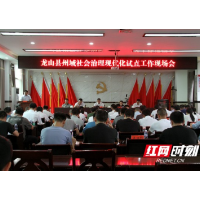 龙山县州域社会治理现代化试点工作现场推进会召开