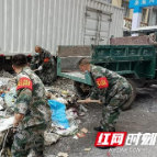 龙山：退役军人显风采 文明创建立新功