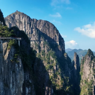 宜章莽山：游客乐享冬日暖阳