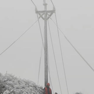 国网郴州苏仙区供电公司： 踏雪卧冰，保万家灯火