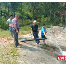 宜章县：栗源镇镇村齐心 抗旱保水