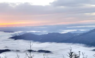 汝城白云仙：云海日出映春光 高山胜景入画来