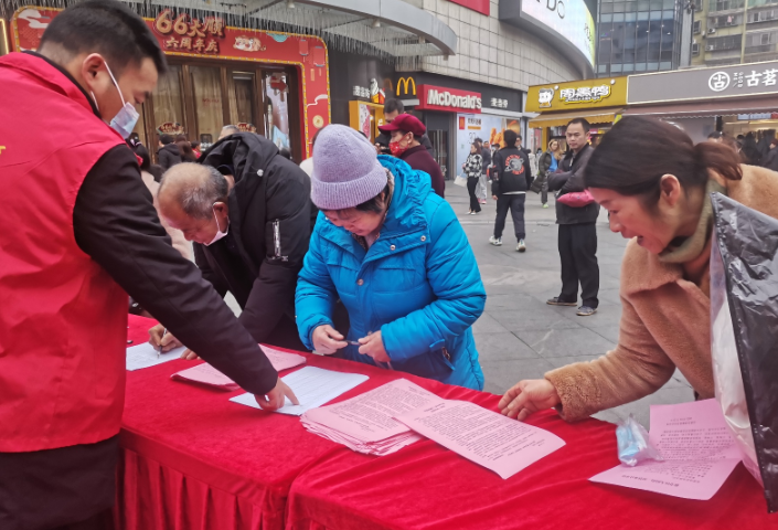 北湖区人民路街道开展消防安全咨询日活动