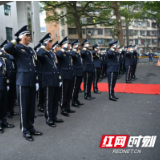 视频丨沅江公安举行升旗仪式热烈庆祝第二个警察节