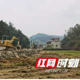 桃江县松木塘镇：枫腊公路提质 五月底前完成路基 年底竣工通车