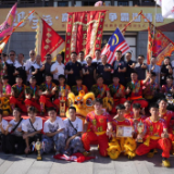 中马两国“雄狮少年”高桩炫技,群狮问鼎羊城中心阁|文化中国行