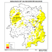 地质灾害橙色、黄色预警！请加强防范