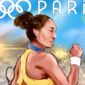 中国少年说·可爱的中国｜00后网球“金花”绽放红土场，薪火相传创造历史