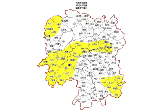 湖南天气：强冷空气本周到湖南，最低气温将跌至冰点或更低水平