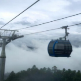 7600米！全球最长高山索道湖南雪峰山索道试车成功