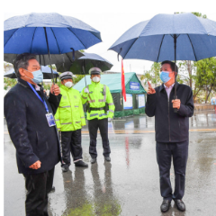 许忠建在中方县督导检查疫情防控工作时强调：坚持外防输入和内防反弹两手抓 全力支援鹤城区打赢阻击战歼灭战